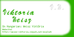 viktoria weisz business card