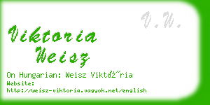 viktoria weisz business card